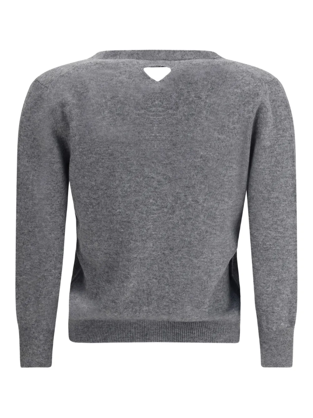 Prada V-neck buttoned cardigan Grijs