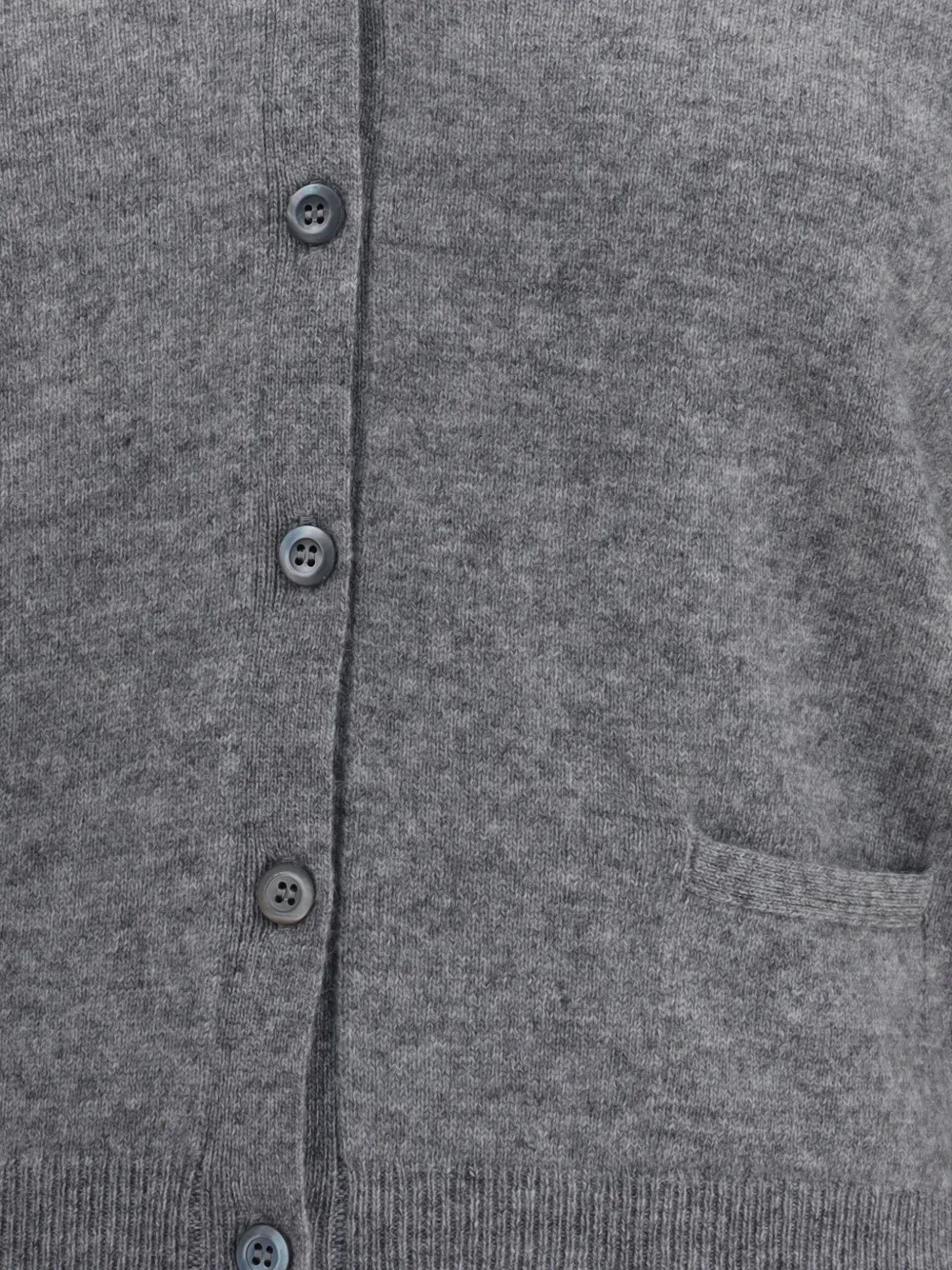 Prada V-neck buttoned cardigan Grijs