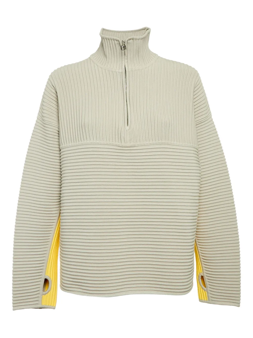 Hermès Pre-Owned ribbed-knit sweater | Grey | Image 1