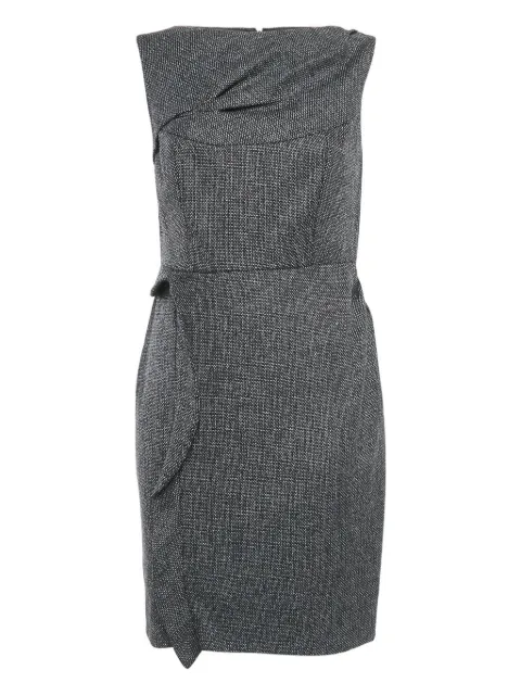 Valentino Pre-Owned vestido de tweed drapeado