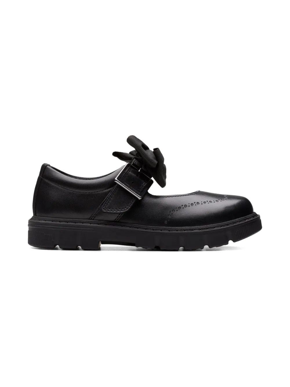 Clarks Kids bow-detail shoes Zwart