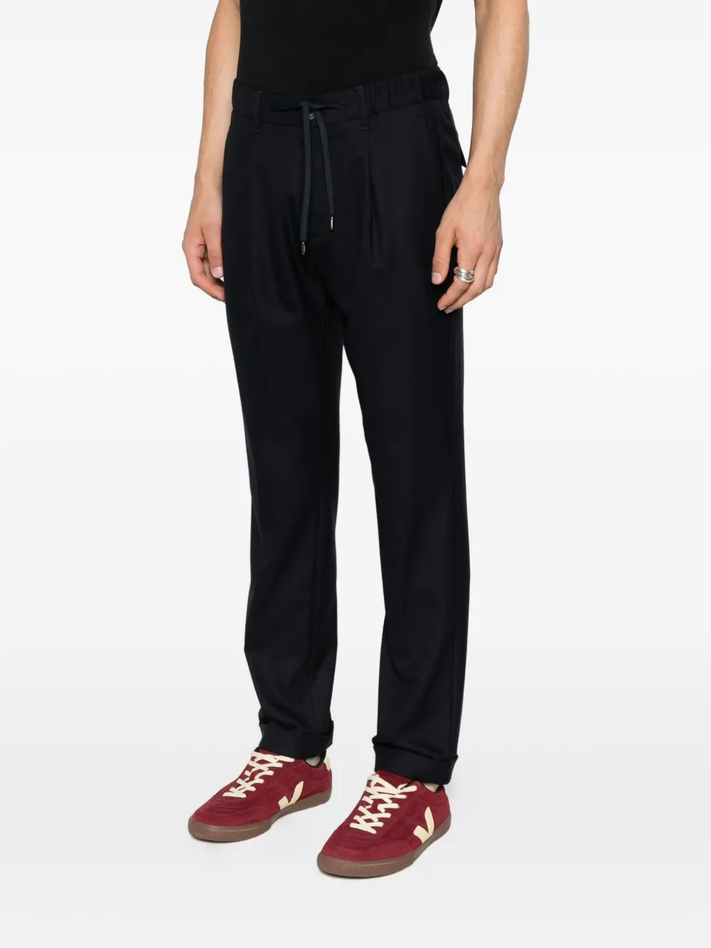 Herno Broek met trekkoord Blauw