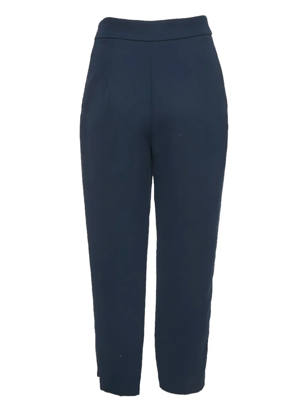 Carolina Herrera Vintage 2024 geplooide crêpe broek - Blauw