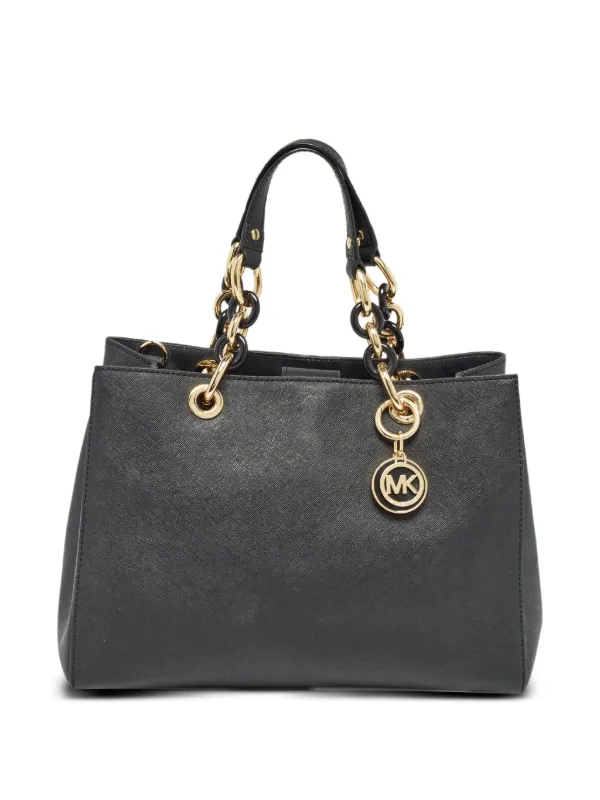 Michael Kors Vintage Cynthia Tote Bag | Black | FARFETCH AE display picture 1