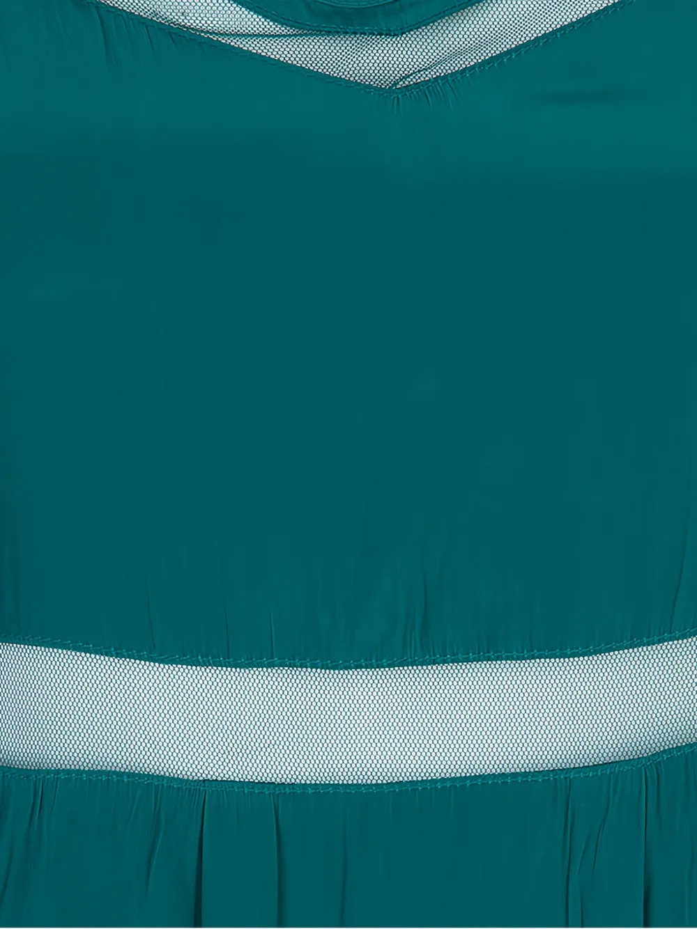Elizabeth and James Mouwloze mini-jurk met mesh - Groen