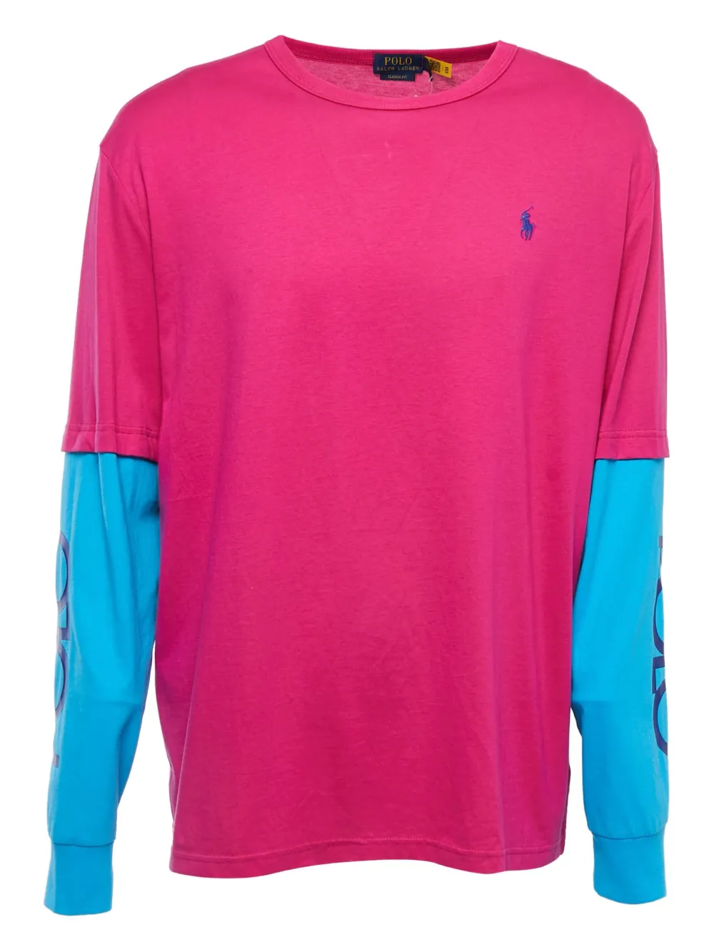 Polo Ralph Lauren Vintage T-shirt con maniche doppie - Rosa