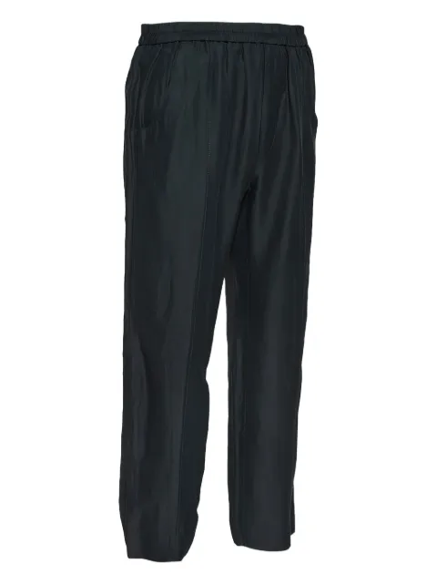 Armani Vintage 2024 elastic-waistband linen trousers