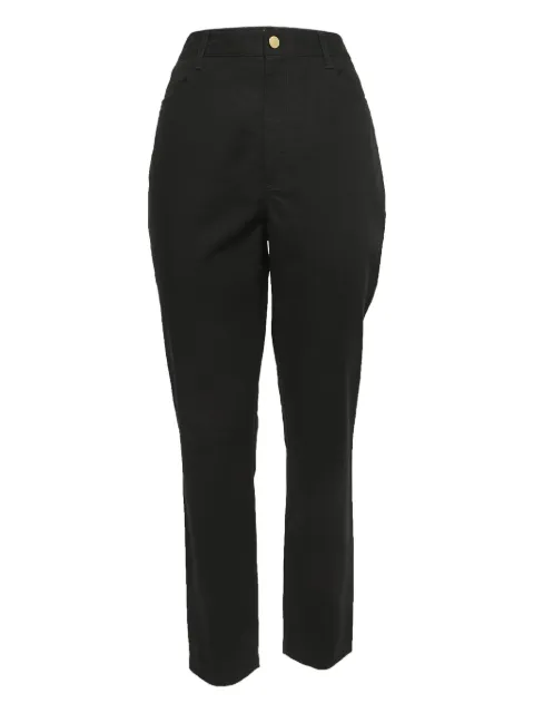 Diane Von Furstenberg Vintage cotton-blend straight-leg trousers
