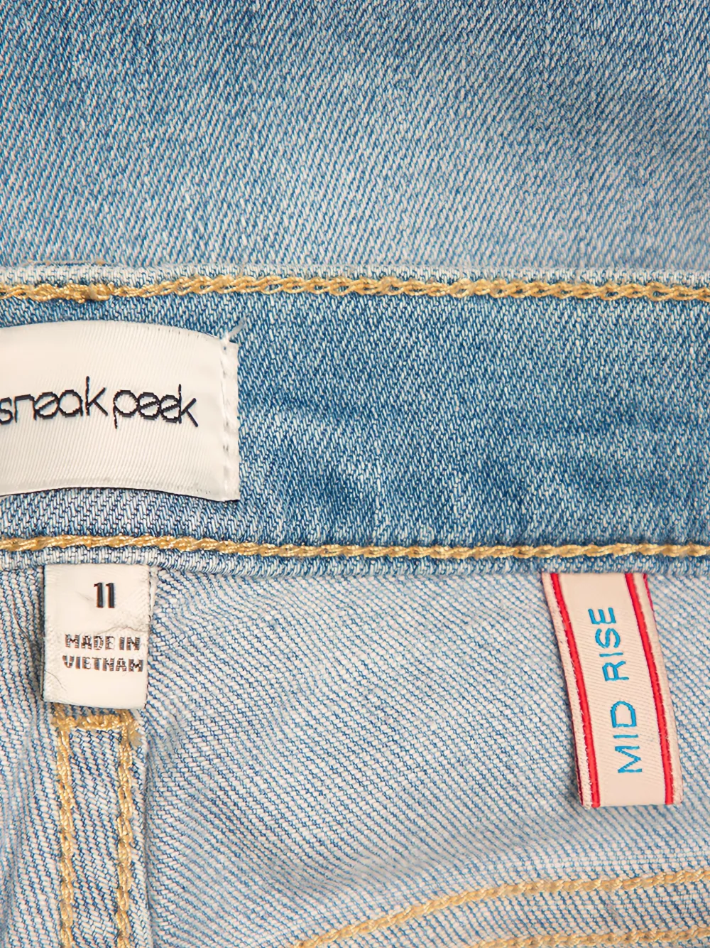 Pre-owned Peek Distressed Jeans In Blue