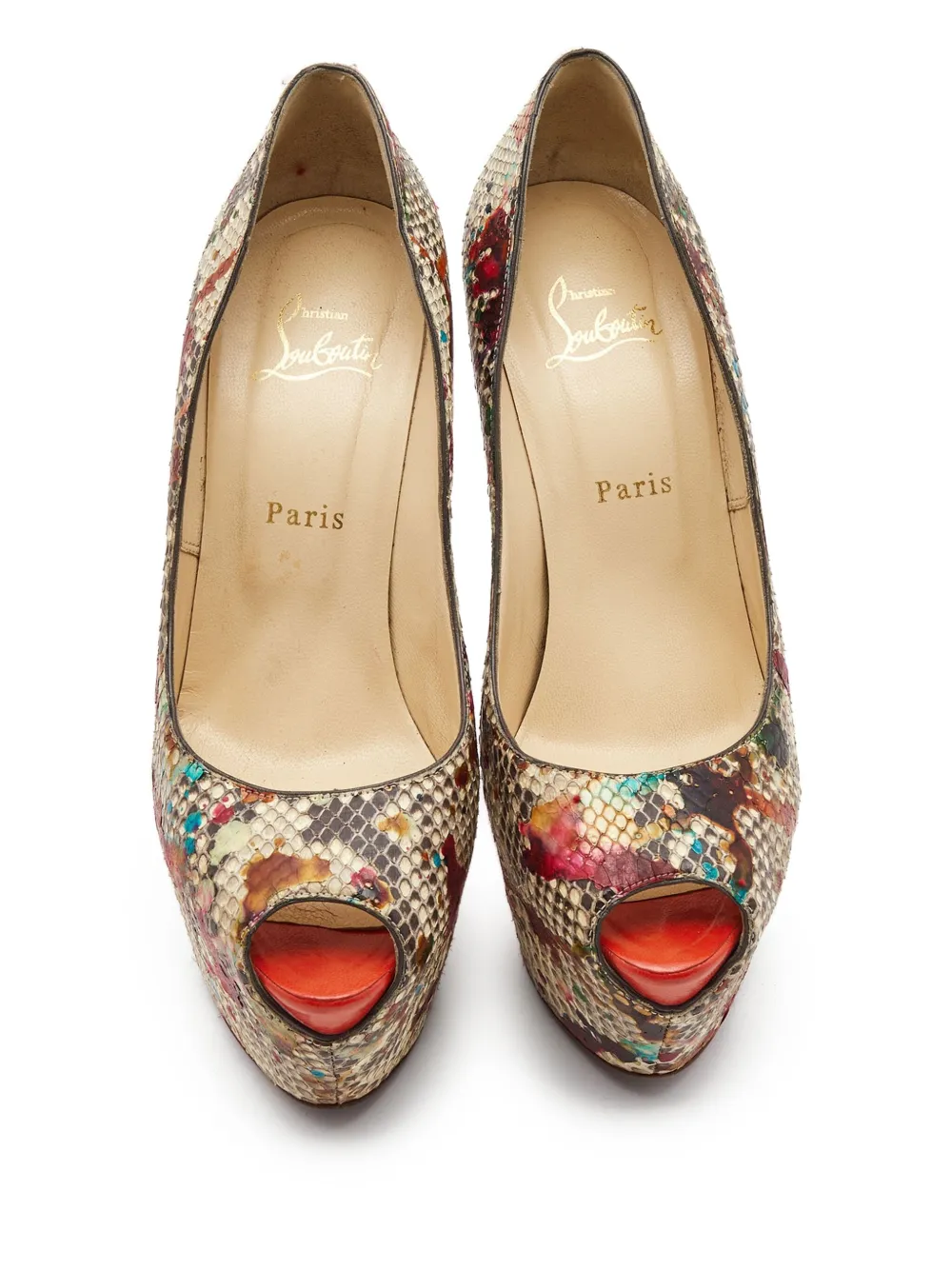 Christian Louboutin Pre-Owned 2024 python platform pumps | Image 2