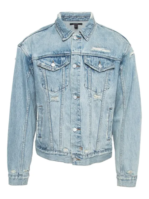 Ksubi distressed button-fastening denim jacket