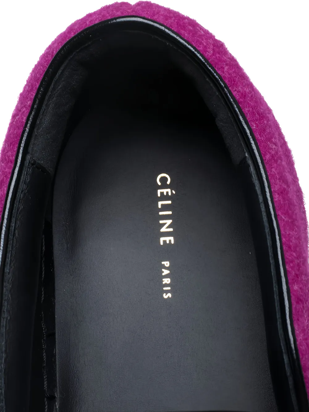 CELINE Pre-owned Wool Slip-on Sneakers In Pink
