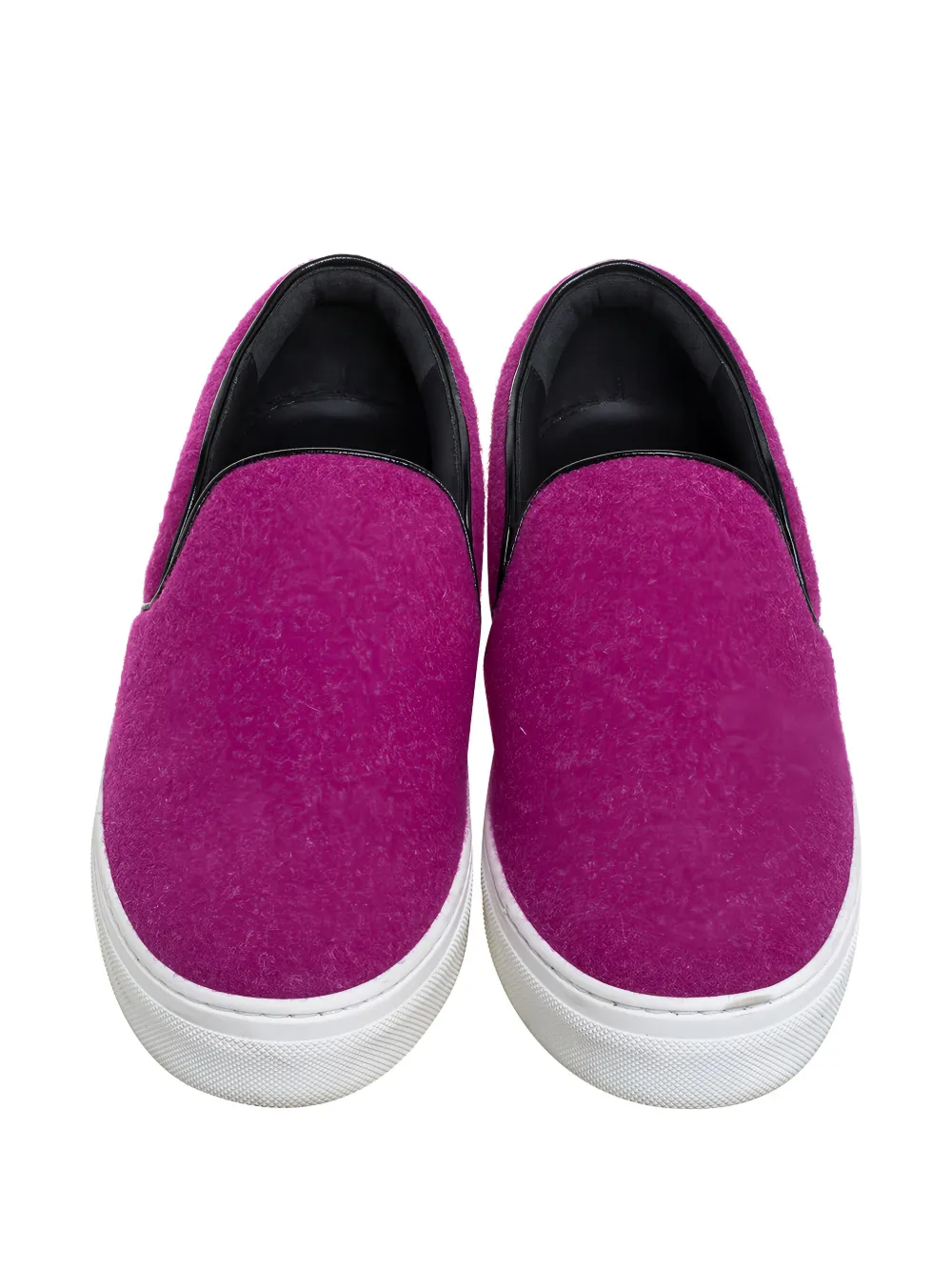 CELINE Pre-owned Wool Slip-on Sneakers In Pink