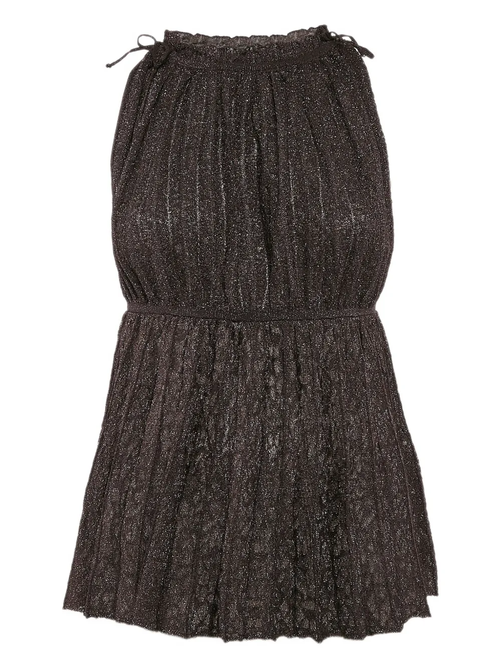 Missoni Pre-Owned metallic pleated knit top | Metallic | Image 1