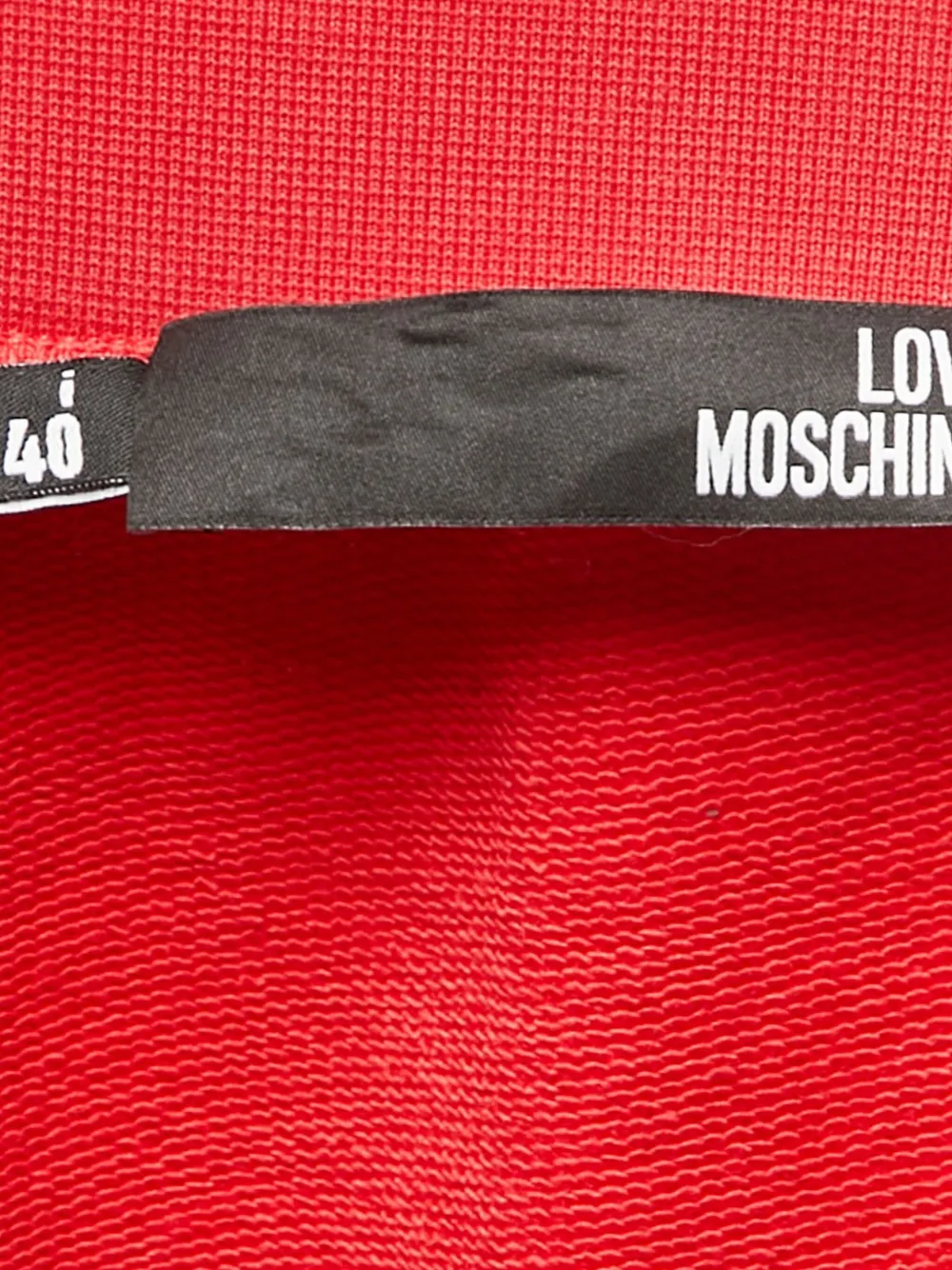Pre-owned Moschino Cotton Blend Skirt In Red