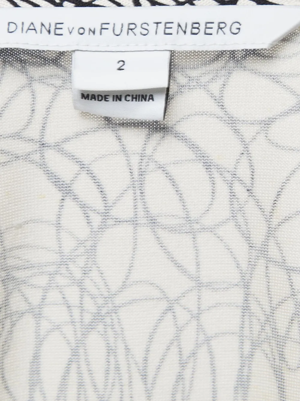 Pre-owned Diane Von Furstenberg Vintage 2024 Mililani Dress In Neutral
