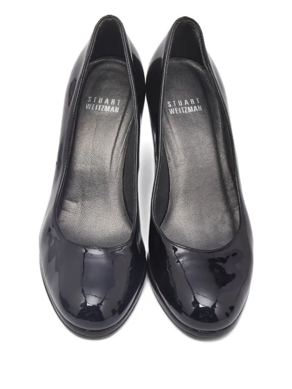 Stuart Weitzman エナメルレザーパンプス | ブラック | FARFETCH JP