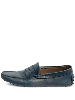 Tod's Vintage 2024 レザーローファーシューズ | グリーン | FARFETCH JP