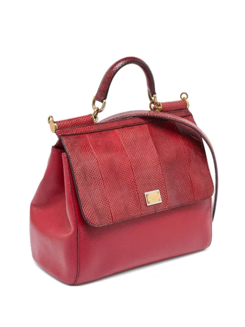 Dolce & Gabbana Pre-Owned Python Leather Miss Sicily bag