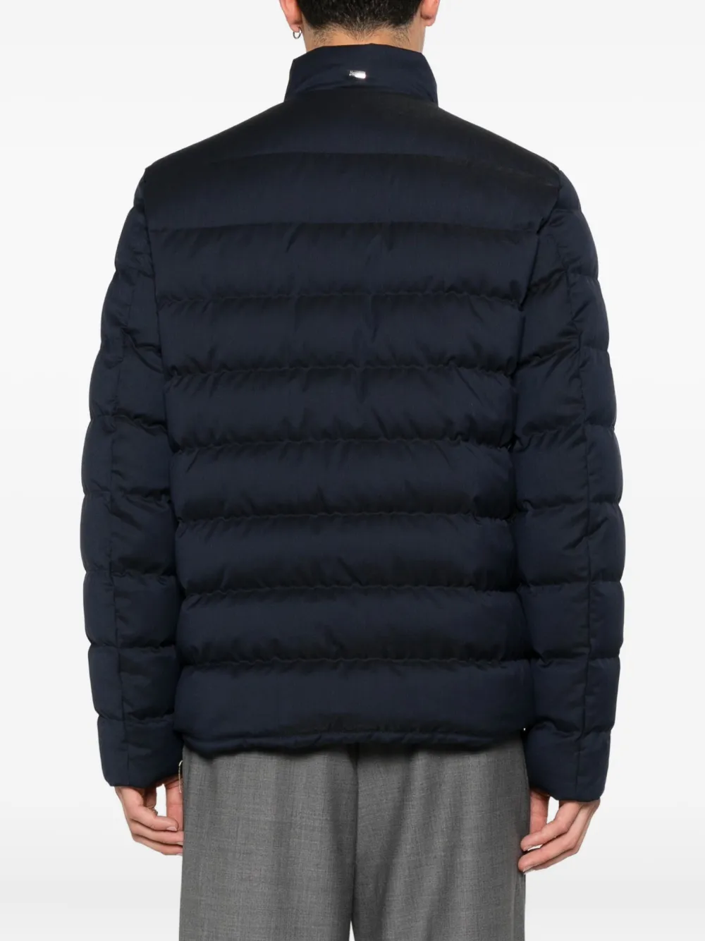 Herno Gewatteerd jack Blauw