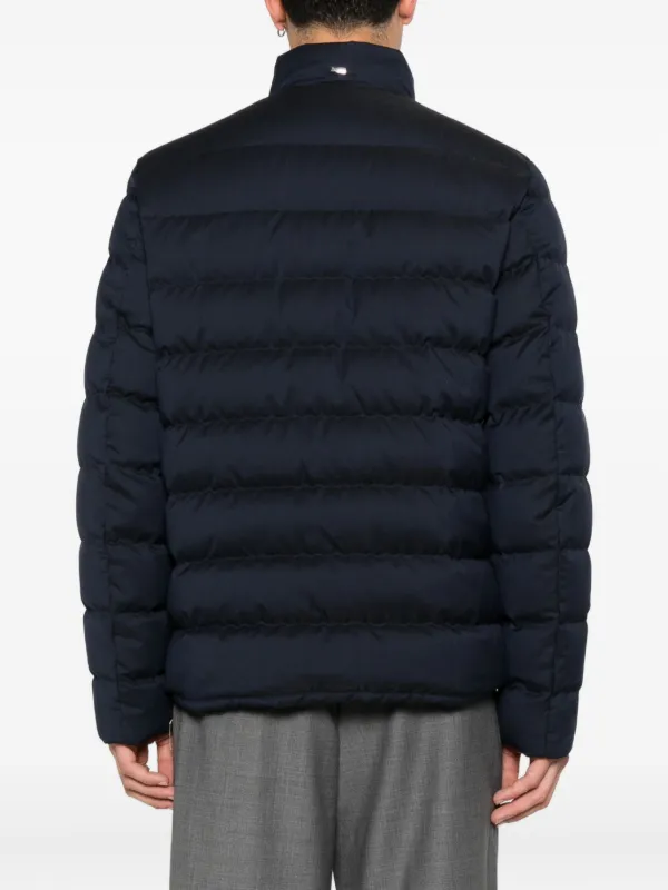 Herno ジップアップ パデッドジャケット | ブルー | FARFETCH JP