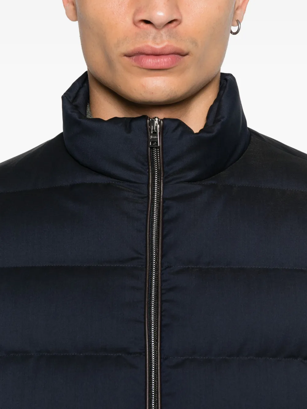 Herno Gewatteerd jack Blauw