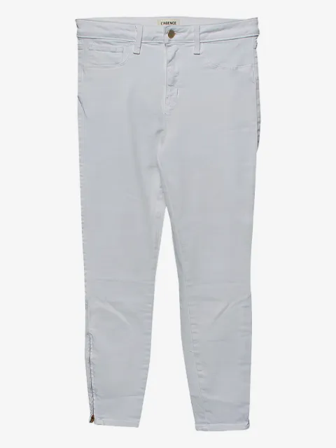 L'Agence Andrea zip-detail jeans