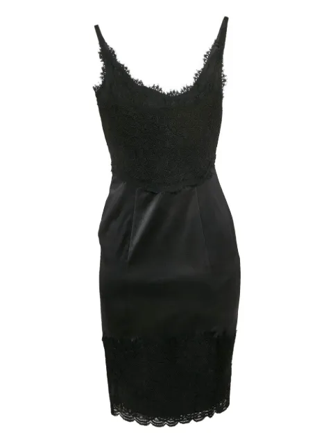 Diane Von Furstenberg Vintage Abito midi con bordo in pizzo