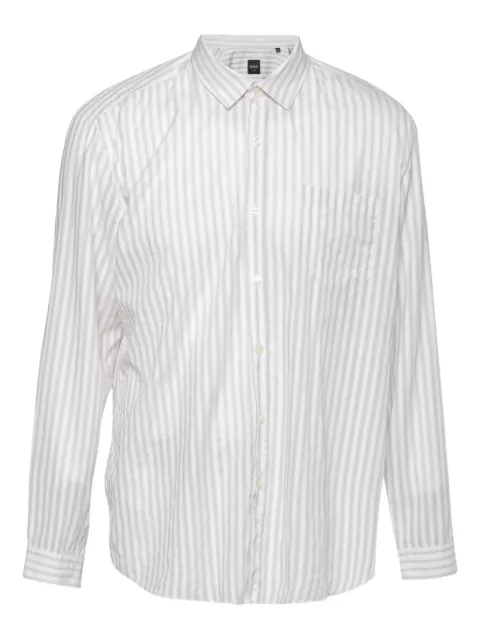 BOSS striped long sleeve shirt