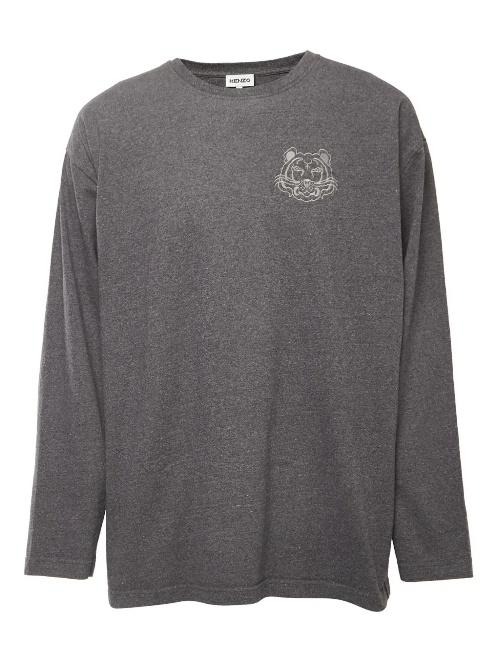 Kenzo Pre-Owned embroidered-logo sweater | Grey | Image 1