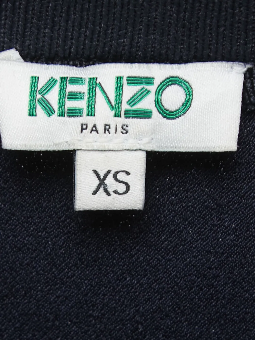 Pre-owned Kenzo 2023 Tiger-embroidered Sleeve-stripe Sweatshirt In Blue