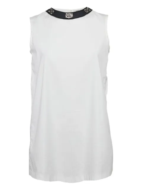 'S Max Mara camiseta con detalles en el cuello