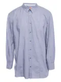 BOSS cotton checked shirt - Blue