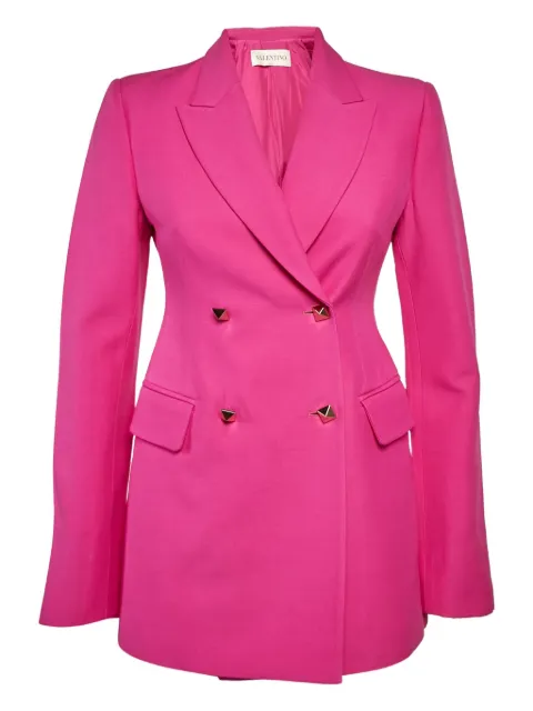 Valentino Pre-Owned blazer con doble botonadura y apliques