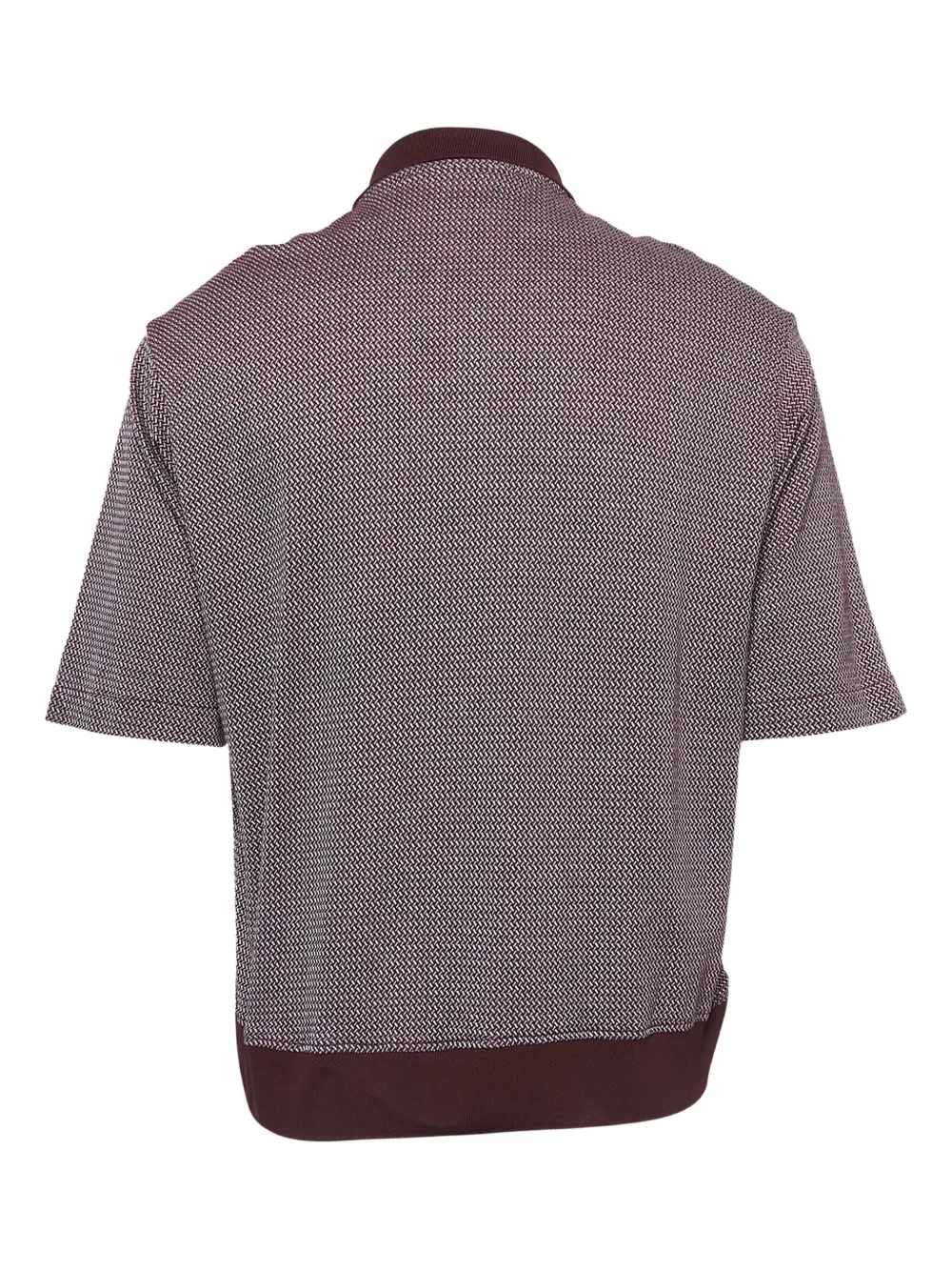 Emporio Armani Pre-Owned half-zip patterned polo shirt | Image 2
