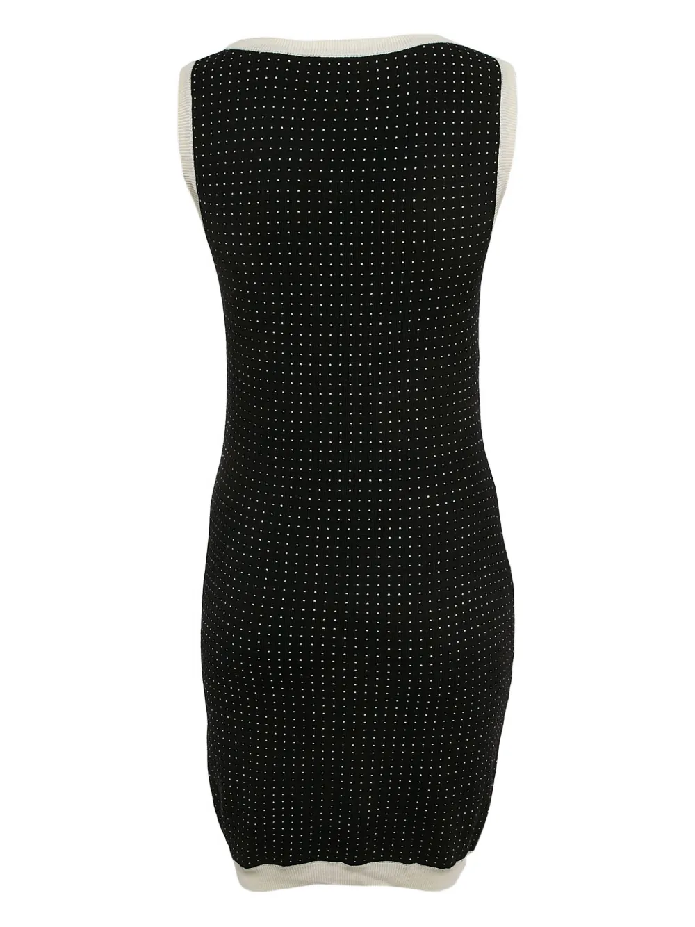 Moschino Pre-Owned 2023 gebreide jurk met stippen - Zwart