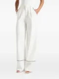Manière De Voir Mina piped trousers - White
