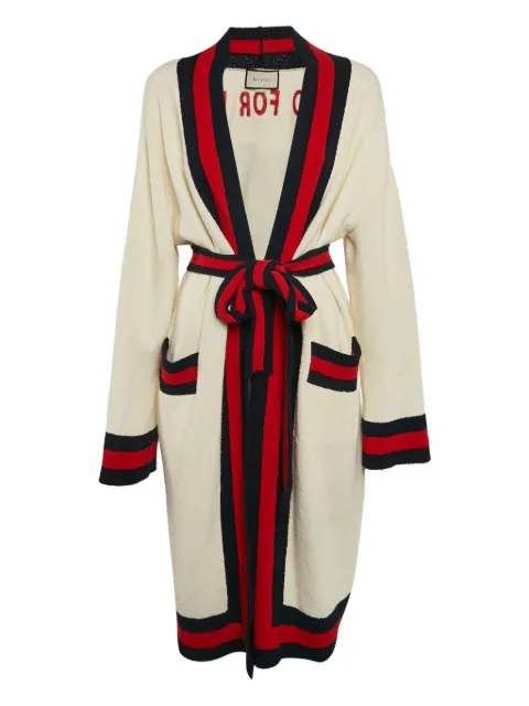 Gucci Pre-Owned cárdigan con bordado tigre