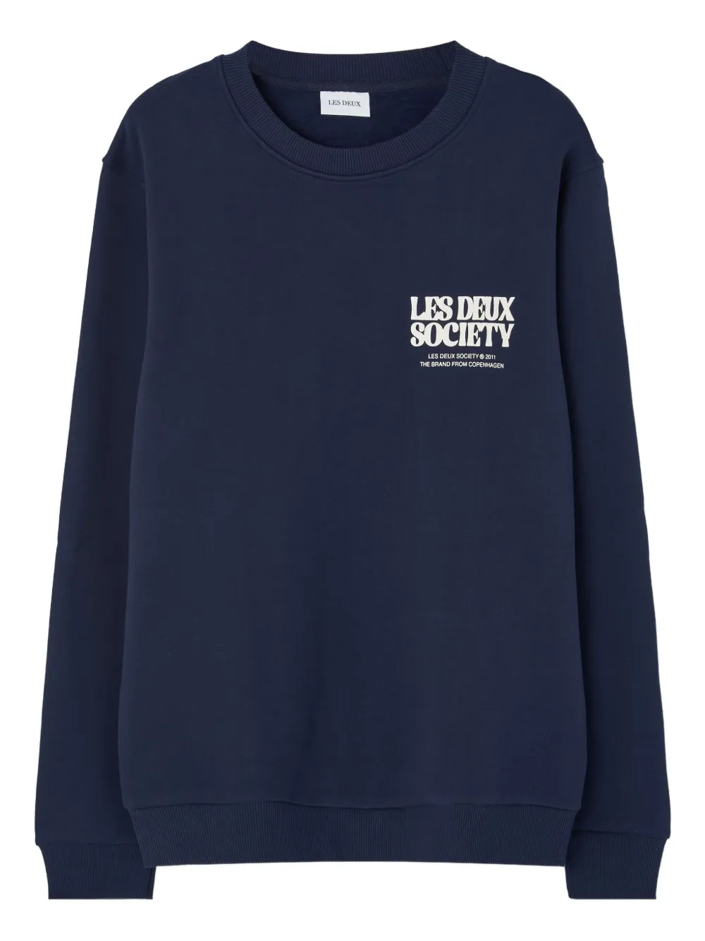 Les Deux Society logo sweatshirt | Blue | Image 1