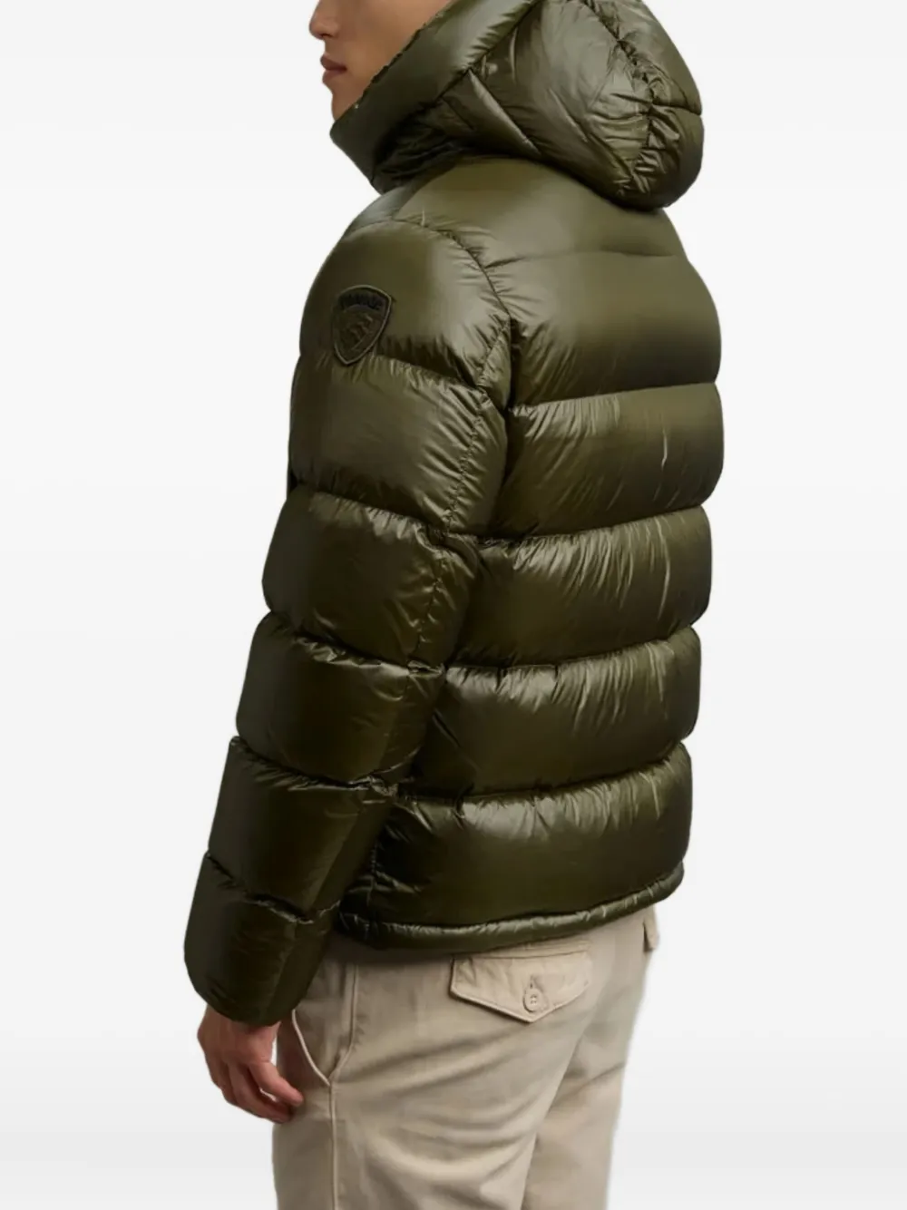 Blauer Clipper Puffer Jacket In Green