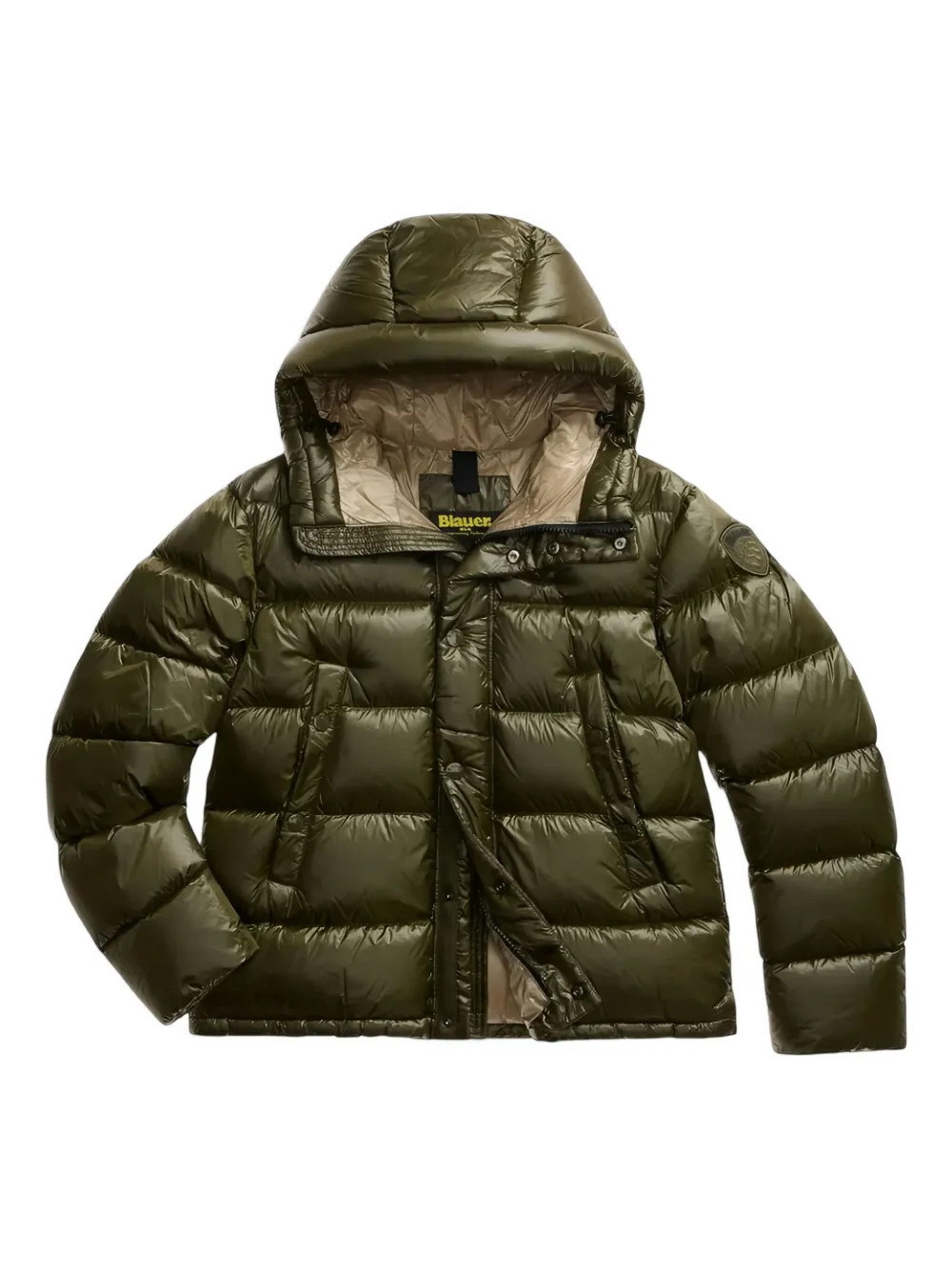 Blauer Clipper Puffer Jacket In Green