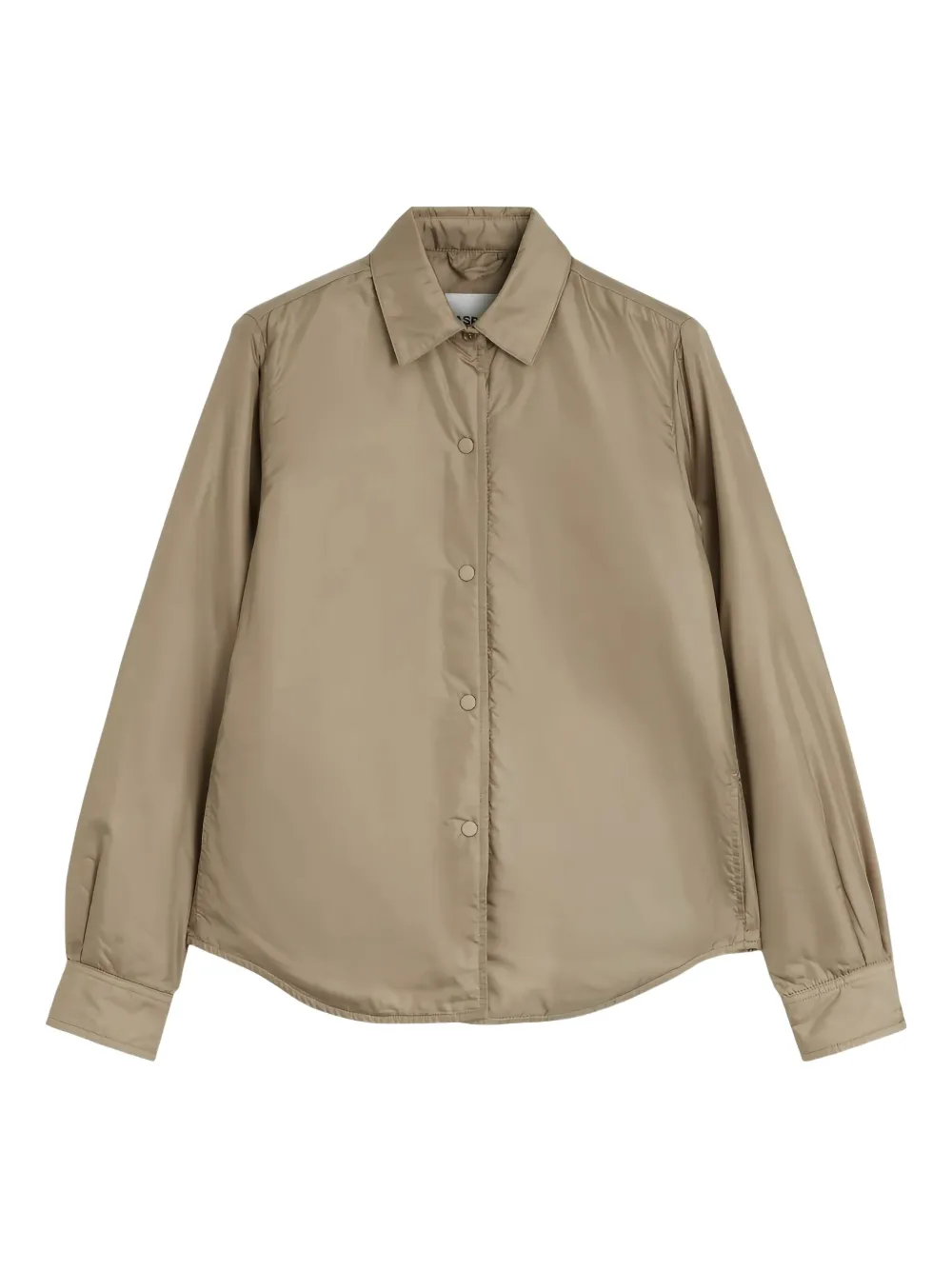 ASPESI buttoned padded shirt | Neutrals | Image 1