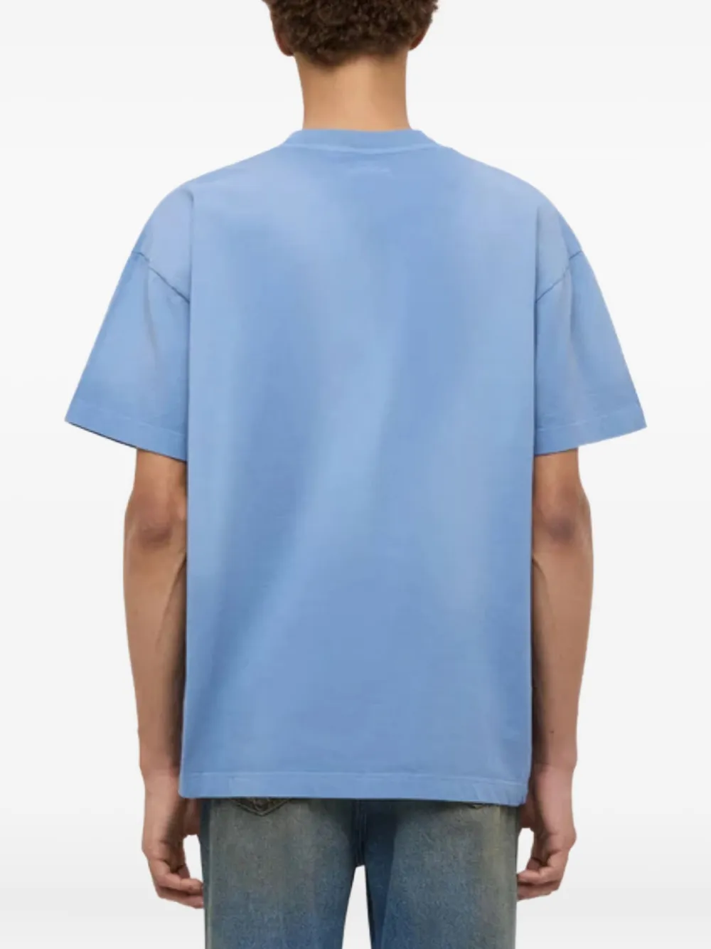 FLÂNEUR T-shirt met logo Blauw
