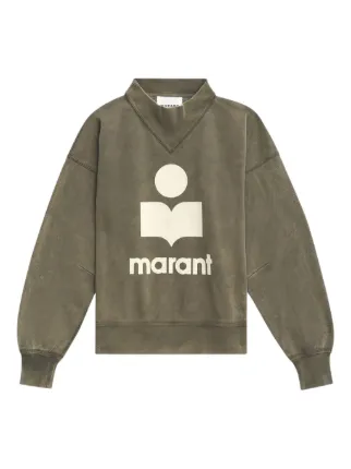 ISABEL MARANT グリーンパーカー オンラインストア限定】 ISABEL MARANT (イザベルマラン) フロントロゴ