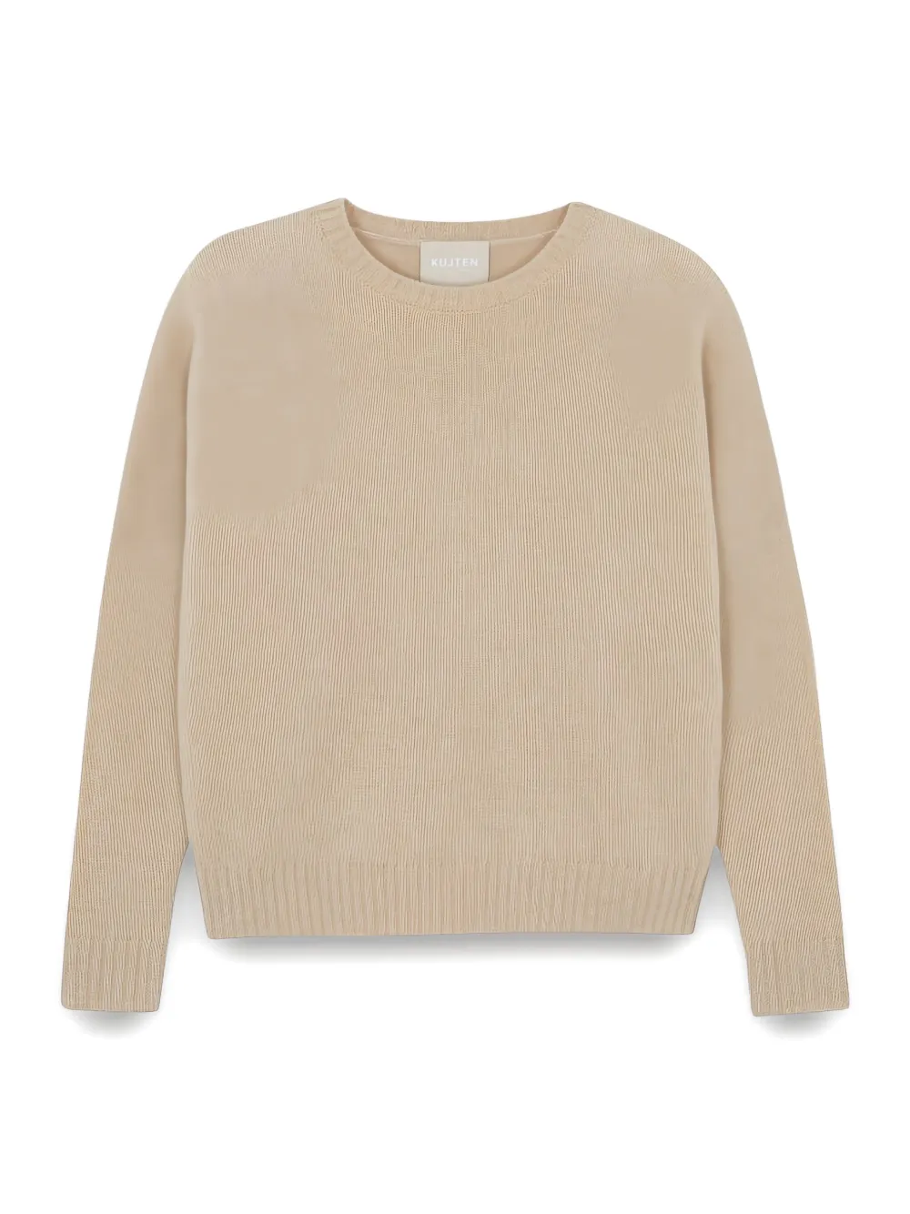 Kujten Crew-neck Cashmere Sweater In Neutral