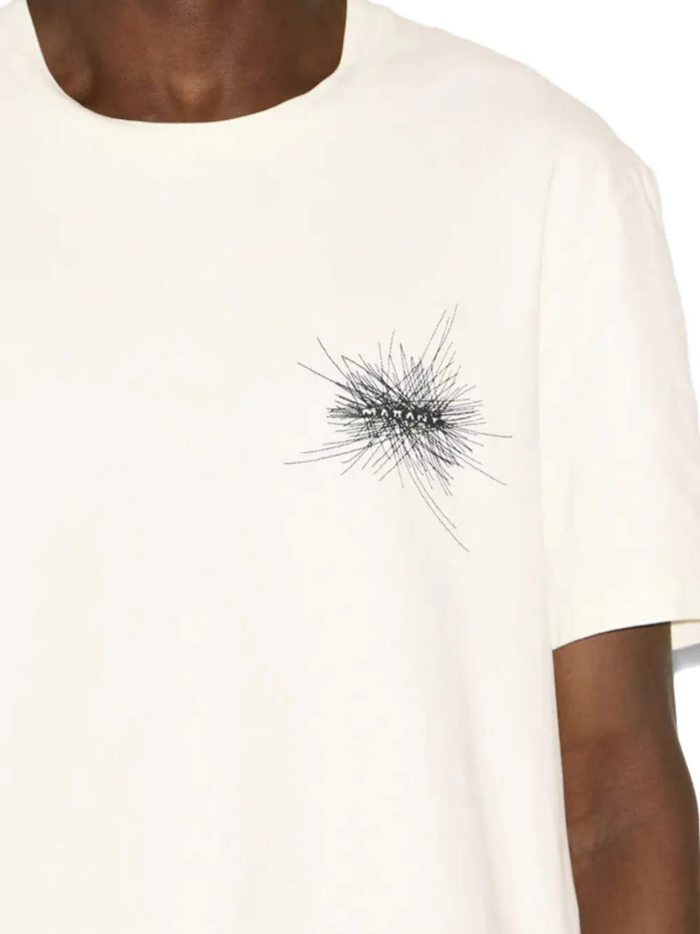 MARANT T-shirt met grafische print Wit