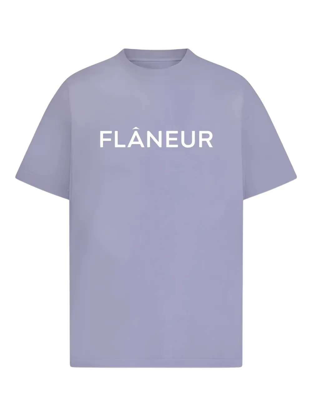FLÂNEUR logo t-shirt | Purple | Image 1