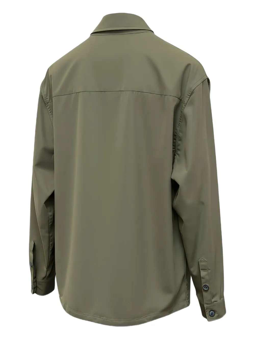 DISTRETTO 12 Shirtjack met zakken Groen