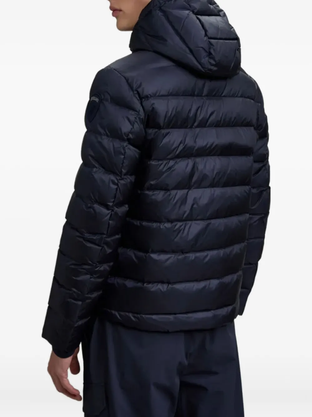 Blauer Padded Zip-up Jacket With Regular Fit And Classic Length In Blue