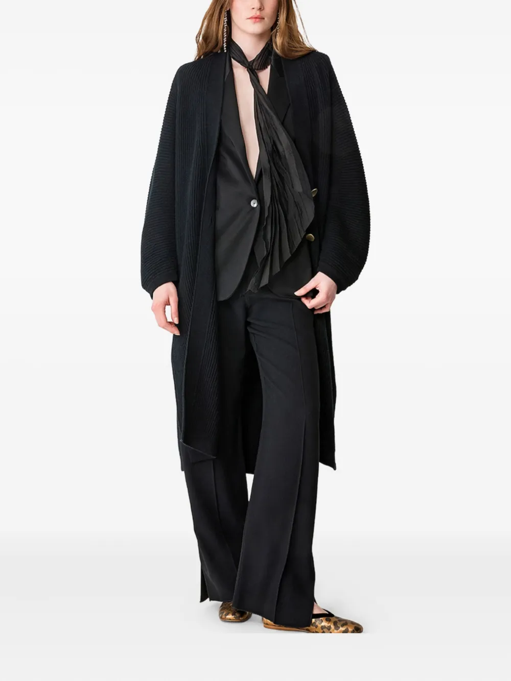 Forte single-button jacket Zwart